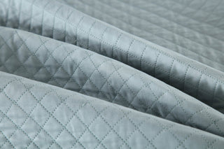 Cottonpure 100% Cotton Diamond Quilt , Blue, Twin