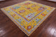 10' Square Turkish Oushak Hand-Knotted Wool Rug - Q13274