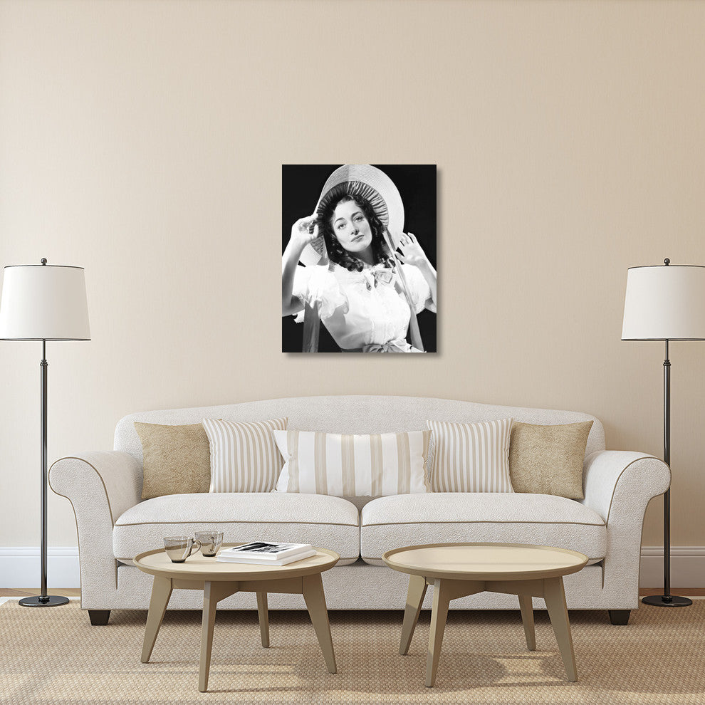 "Joan Crawford" Stretched Canvas Giclee by Hollywood Photo Archive, 33x40"