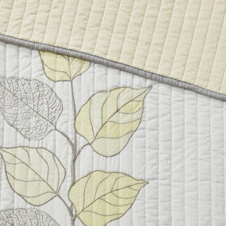 Madison Park Microfiber 6-Piece Coverlet Set With Embroidery, King