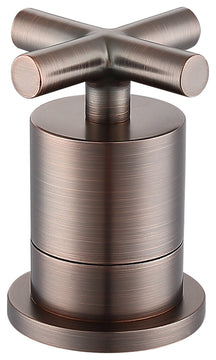 Ava Widespread Cross-Handle 3-Hole Bathroom Faucet in Oil Rubbed Bronze