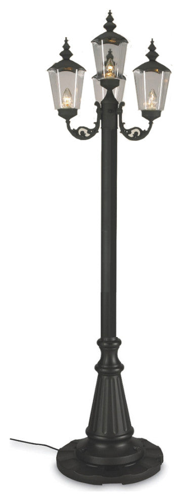 Ll-00440 Cambridge 00440 Four Lantern Patio Lamp, Park Style