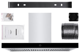 Hauslane | Chef Series Range Hood WM-739 European Style Kitchen Extractor, 30"