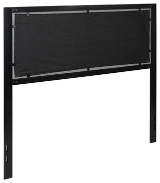 Bristol Metal Tufted Upholstered Full Size Headboard in Light Gray Fabric