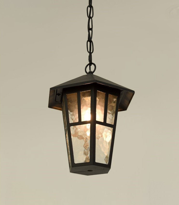 Luxury Classical Outdoor Waterproof Black Chandelier for Courtyard