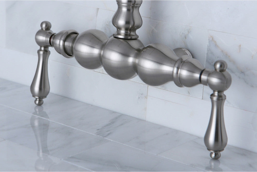 Kingston Brass Gooseneck Faucet, Brushed Nickel