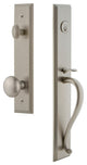 Carre' 1-Piece Dummy Handleset, S Grip and Fifth Avenue, Satin Nickel, 849028