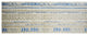 2' x 6' Blue and Taupe Tribal Washable Runner Rug