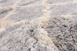 Moroccan Trellis Shag Rug, Gray, 7'10"x10'2"