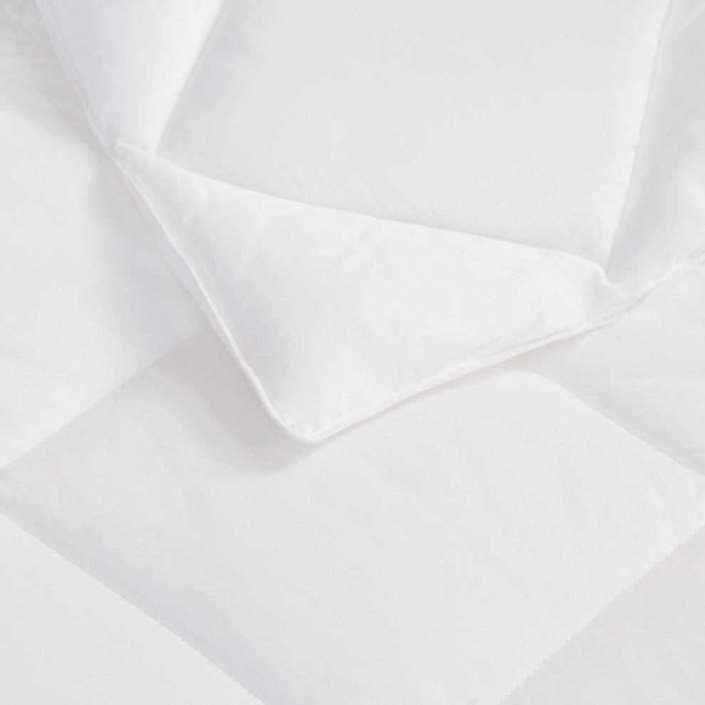 Sleep Philosophy Sateen Double Insertion Comforter, White, King