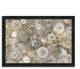 "Neutral Agate" By Albena Hristova, Framed Painting Print, Ready To Hang