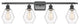 Innovations 516-4W-BK-G652-6 4-Light Bath Vanity Light, Matte Black