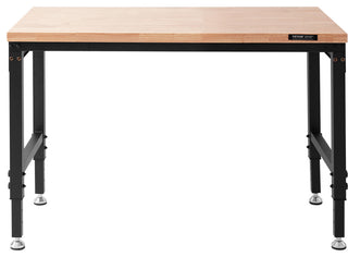 VEVOR Adjustable Height Workbench 48"L x 24"W Table With Power Outlets