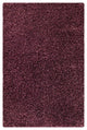 Hand Woven Purple Shag Area Rug
