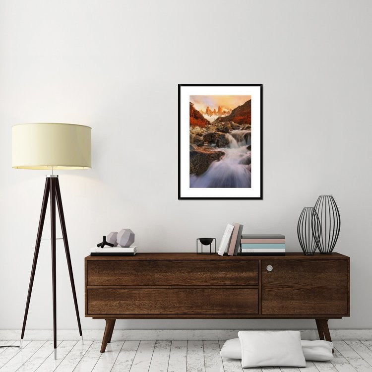 "Autumn Impression" Framed Digital Print by Yan Zhang, 28"x38"