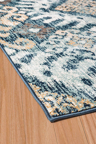 Bridges Verazanno Rug, Navy (3001-00264), 1'10"x3'0"