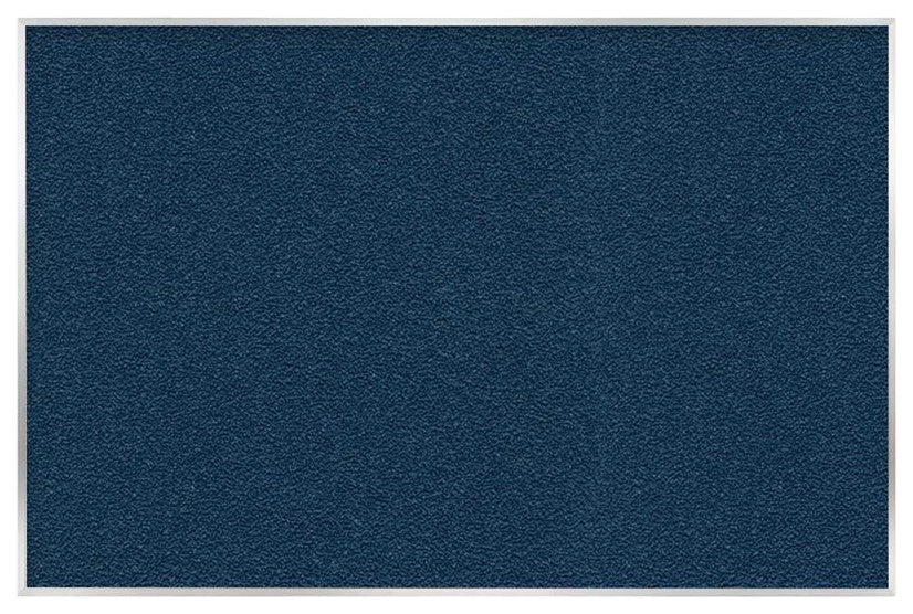 Ghent's Vinyl 4' x 8' Bulletin Board with Aluminum Frame in Navy