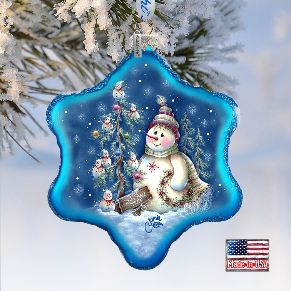 Old Fashion Christmas Glass Ornament