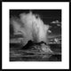 "Castle Geyser" Framed Digital Print by Yvette Depaepe, 30x30"