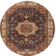 Ahgly Company Indoor Round Traditional Area Rugs, 4' Round