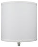 FenchelShades Drum Lampshade 10"x10"x10", Linen White