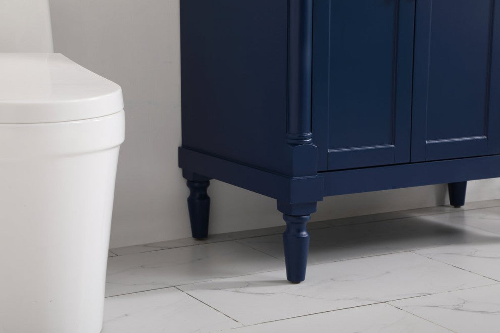 Lewis 36" Single Bathroom Vanity, Blue