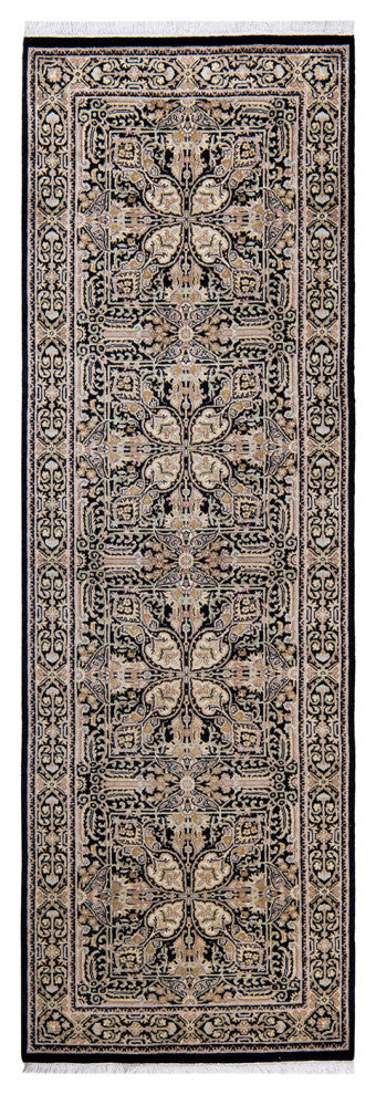 Mogul, One-of-a-Kind Hand-Knotted Area Rug Gray, 2' 7 x 8' 4