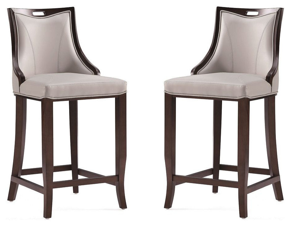 Manhattan Comfort Emperor Bar Stool, Set of 2