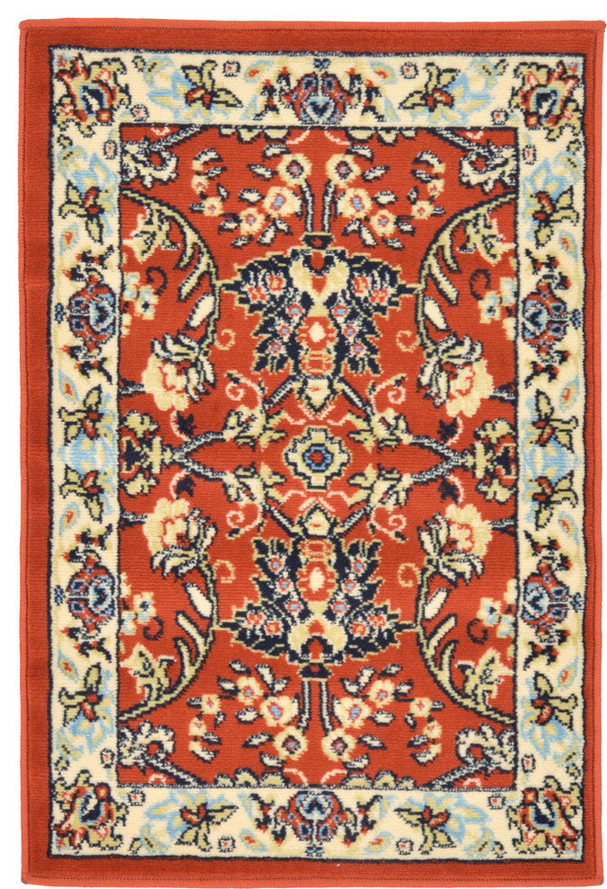 Unique Loom Terracotta Washington Sialk Hill 2' 2 x 3' 0 Area Rug