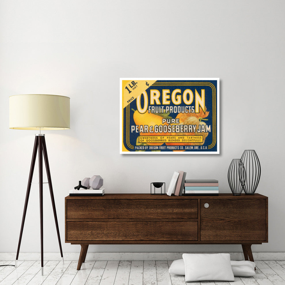"Pure Pear & Gooseberry Jam" Digital Paper Print by Retrolabel, 42"x32"