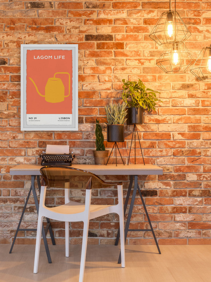 "Minimalist Poster No 19" Framed Painting Print, 8x12