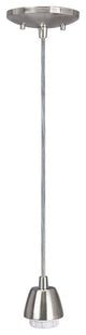 21037-11 , 1-Light Hanging Socket Mini Pendant Kit, Satin Nickel