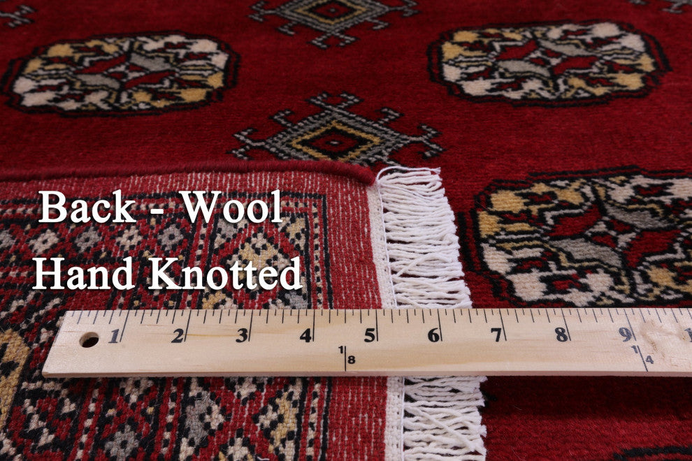 Signed Silky Bokhara Handmade Wool Rug 3' 2" X 5' 4" - Q13803