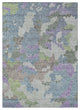 Machine Washable Indoor/Outdoor Chantille ACN1906 Blue 2'6" x 3'10" Rug