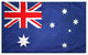 Australia, 3'x5' Nylon Flag, Pole Hem
