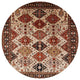 Ahgly Company Indoor Round Mid-Century Modern Area Rugs, 8' Round
