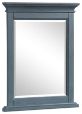 Eviva Britney 24"x30" Rectangular Ash Blue Wooden Framed Mirror