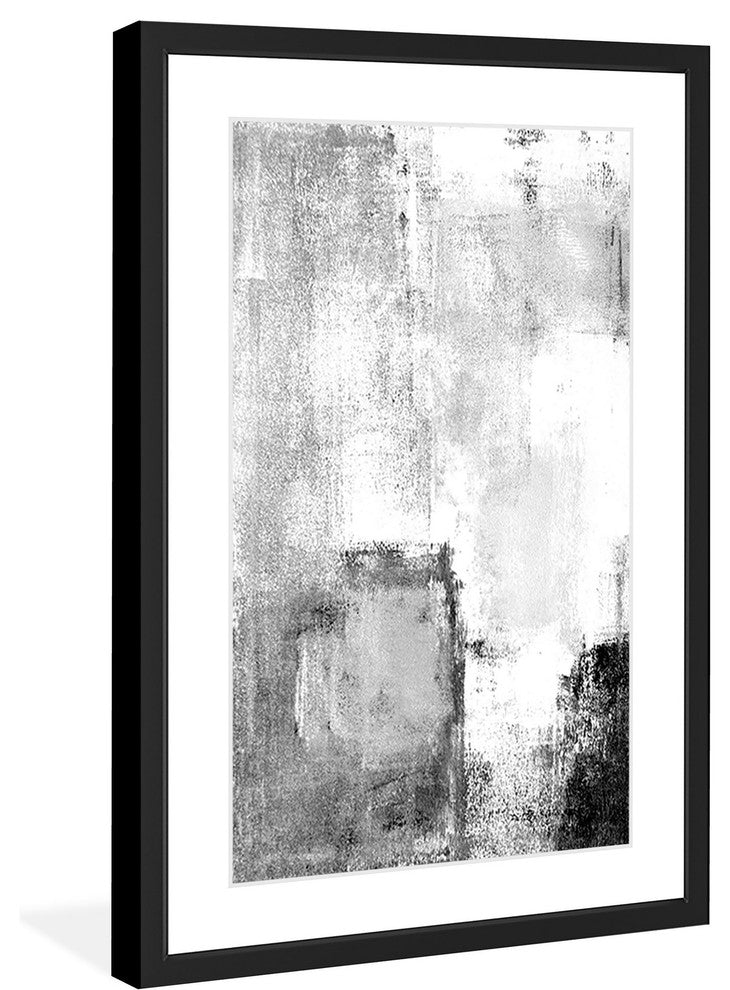 "Deeper Figure" Framed Painting Print, 30"x45"