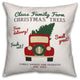 Claus Family Christmas Tree Farm 16x16 Spun Poly Pillow