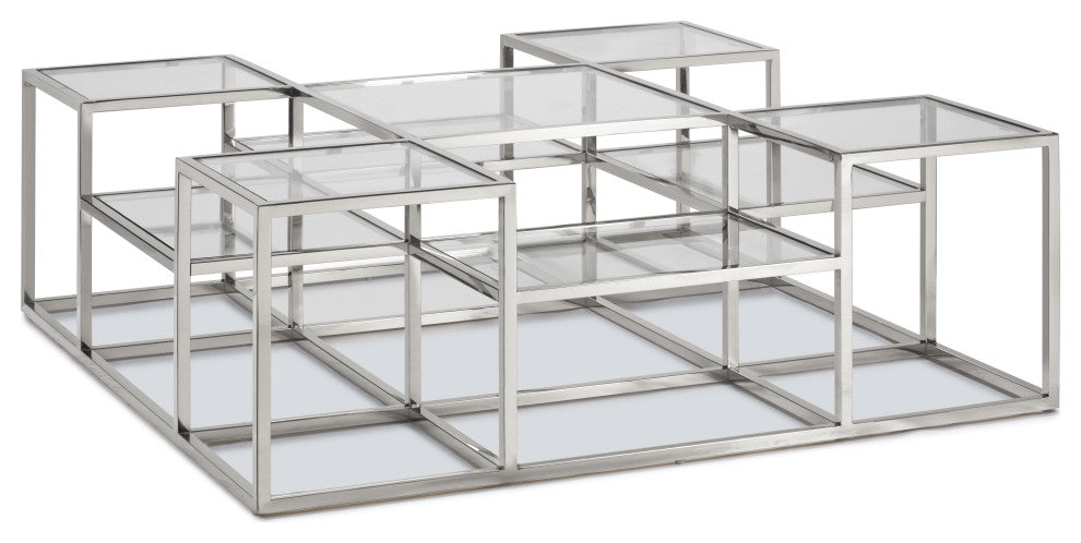 Laguna Coffee Table, Silver