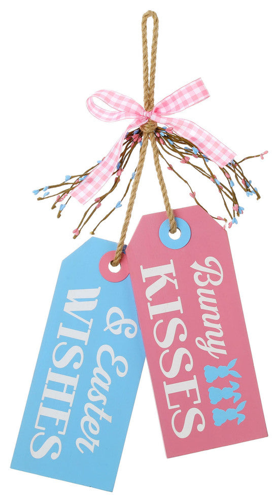 24'' Easter Wooden Doorknob Hanging Decor