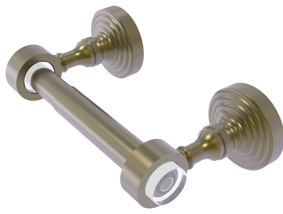 Pacific Grove 2-Post Toilet Paper Holder, Antique Brass