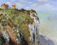 Claude Oscar Monet The Cliff at Dieppe, 20"x25" Gallery Wrapped Canvas Print