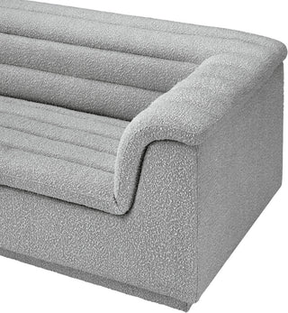 Cascade Upholstered Modular Sofa, Gray, Boucle Fabric, Corner Sectional