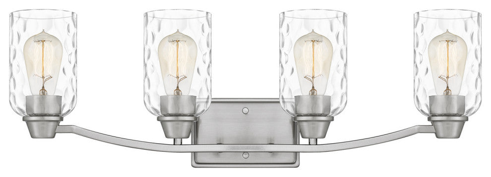 Acacia Four Light Bath, Brushed Nickel