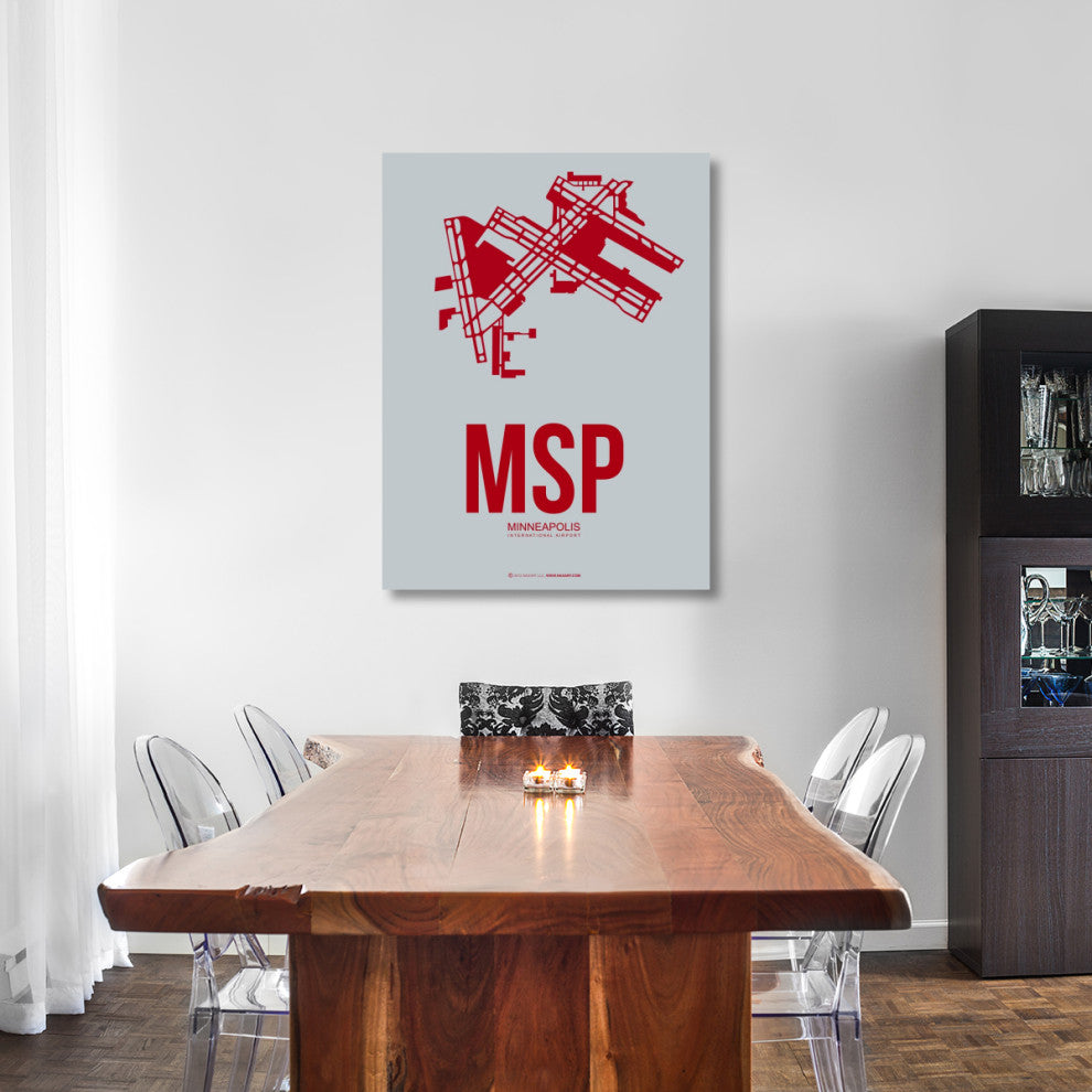 "MSP Minneapolis Poster 3" Fine Art Print
