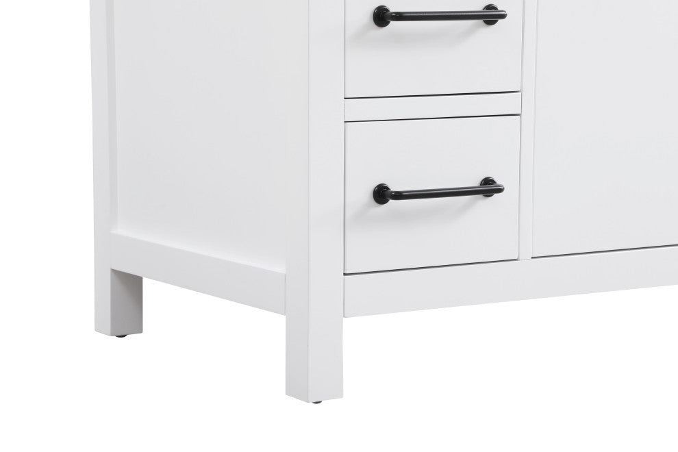 Home Living 42" Single Bathroom Vanity, White