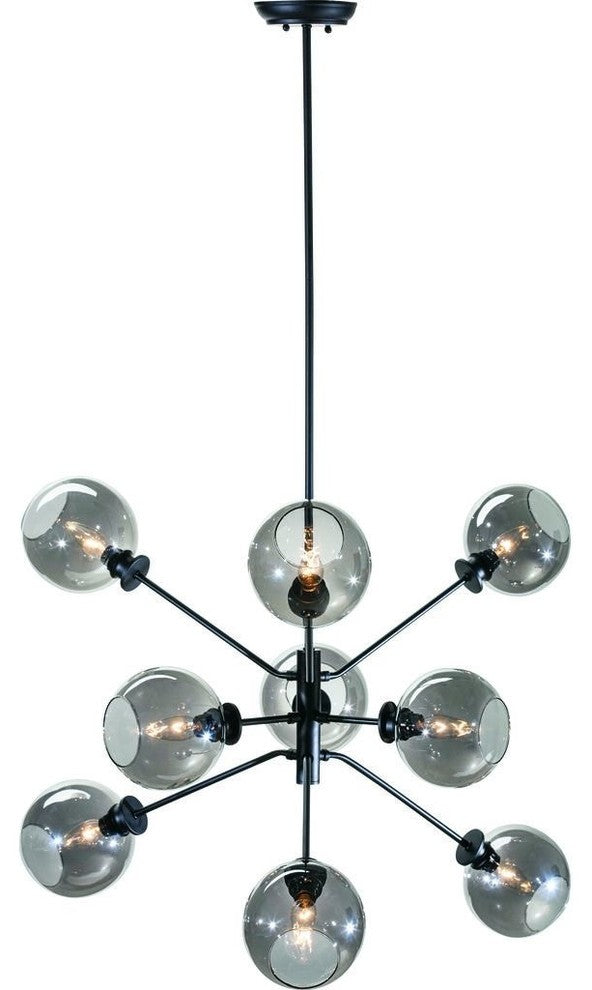 Nuevo Living Atom Lighting Pendant | Grey Glass