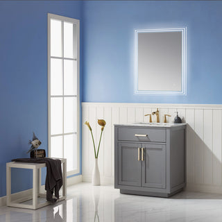 Livorno 24" Rectangle Frameless Modern LED Bathroom Vanity Mirror
