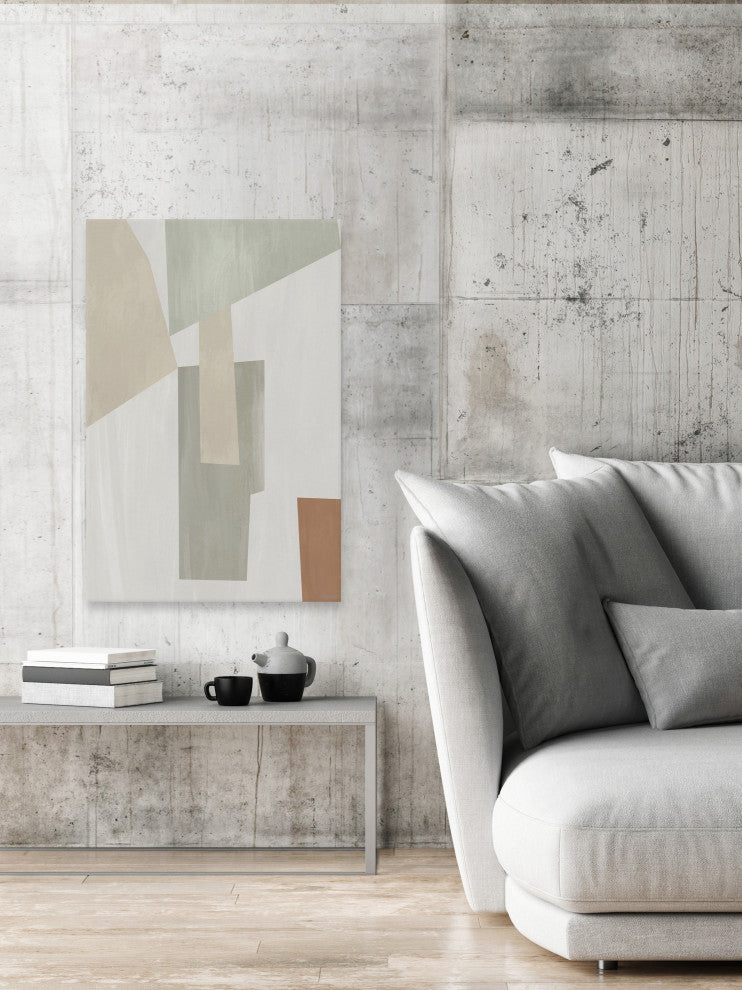 "Completely Visible" Painting Print on Wrapped Canvas, 12x18